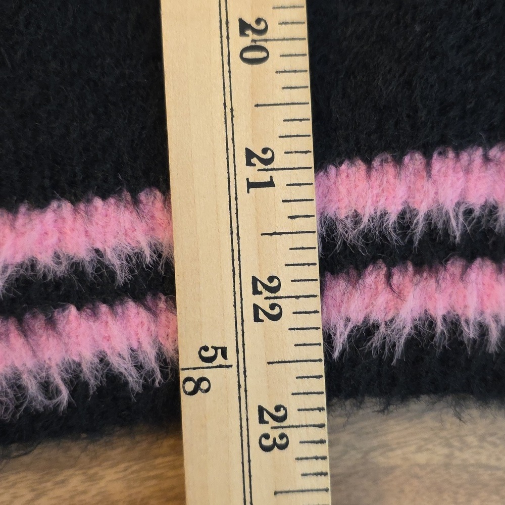 POL Star Sweater Medium Pink Mustard Oversized Y2K Statement Knit - Picture 14 of 17
